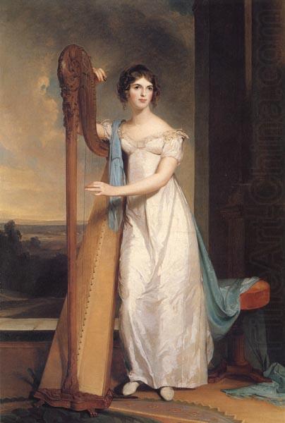 Thomas Sully Lady with a Harp:Eliza Ridgely china oil painting image